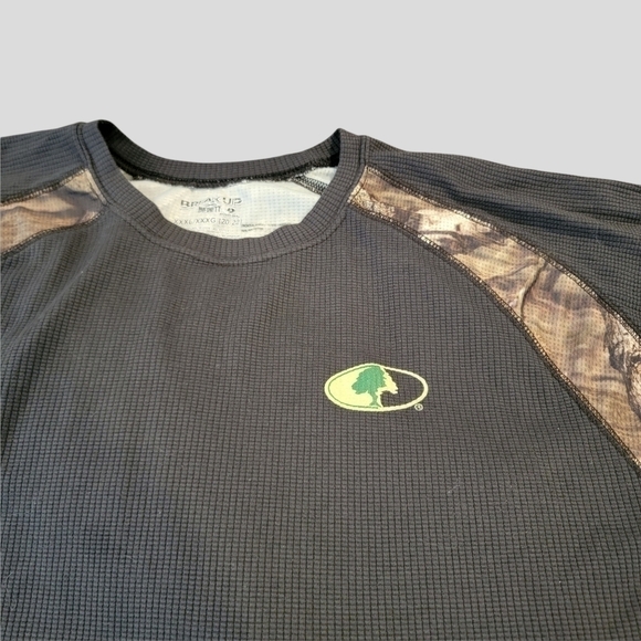 𝅺WOMEN'S Mossy Oak Break Up Infinity Camo Hunting Shirt sz 3XL 20 22 LS T15 - Picture 4 of 7